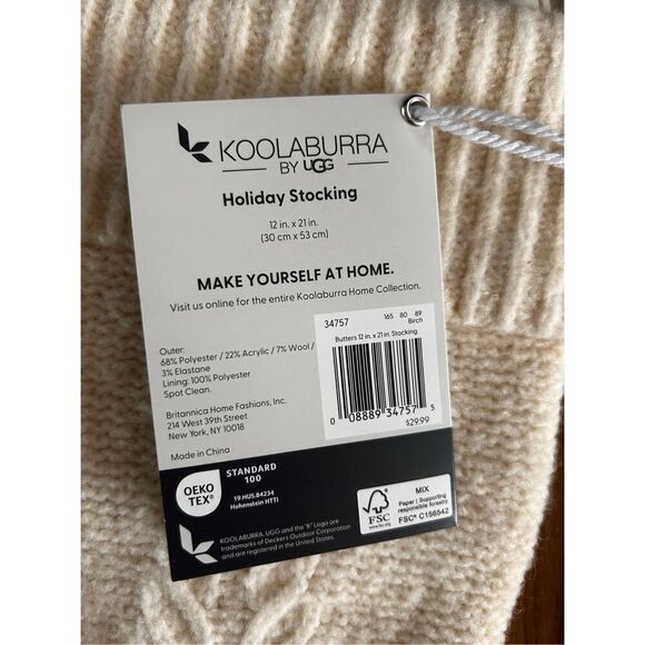 Koolaburra  Butters Knit Stocking - New with tag two of them - Picture 5 of 5